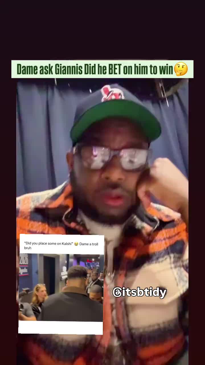Giannis placing bets on kalshi? 🤔 #itsbtidy #fyp #kalshi