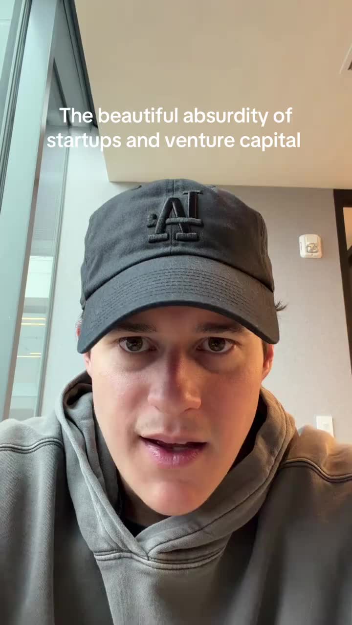 The beautiful absurdity of startups and venture capital #startup #vc #fyp