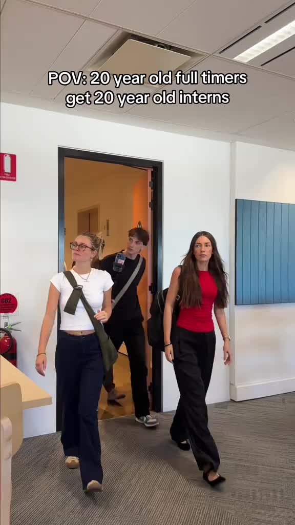 POV: 20 year old full timers get 20 year old interns