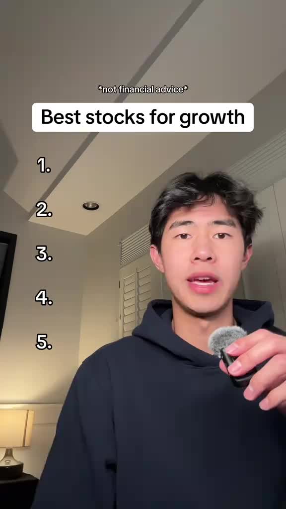 Top stocks for growth. Not financial advice. #investing #stock #stockmarket #PersonalFinance