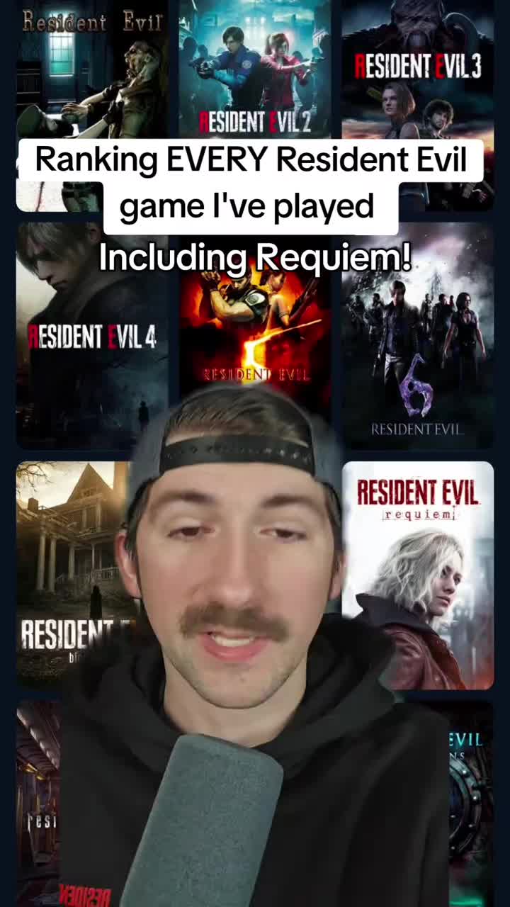 Ranking EVERY Resident Evil Game I played Including Requiem #gaming #residentevil #residentevil9 #residentevil4 #residen