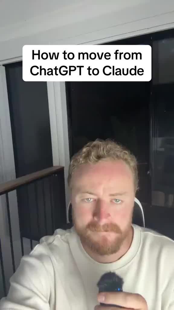 To get the 5 step guide comment “Guide” below. How to move from ChatGPT to Claude. Moving memory form ChatGPT to Claude 