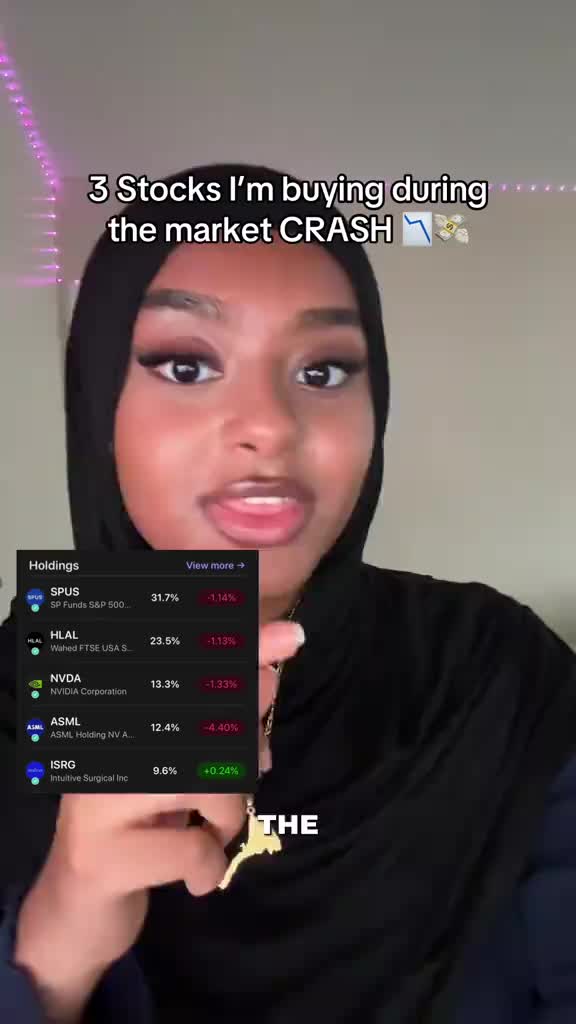 3 Stocks I’m buying during the market crash 📉💸 **Not financial advice  #financialliteracy #PersonalFinance #investingf