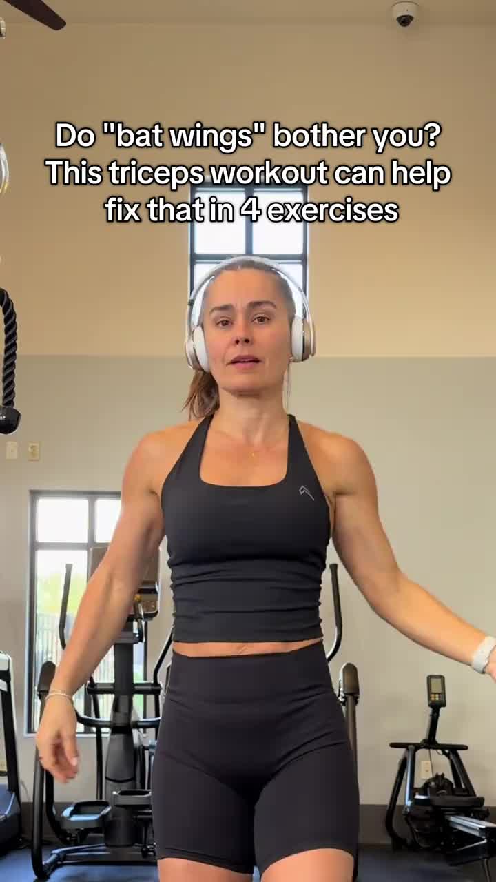 Struggling with flabby arms? This triceps workout will help you build stronger, more sculpted arms. The triceps make up