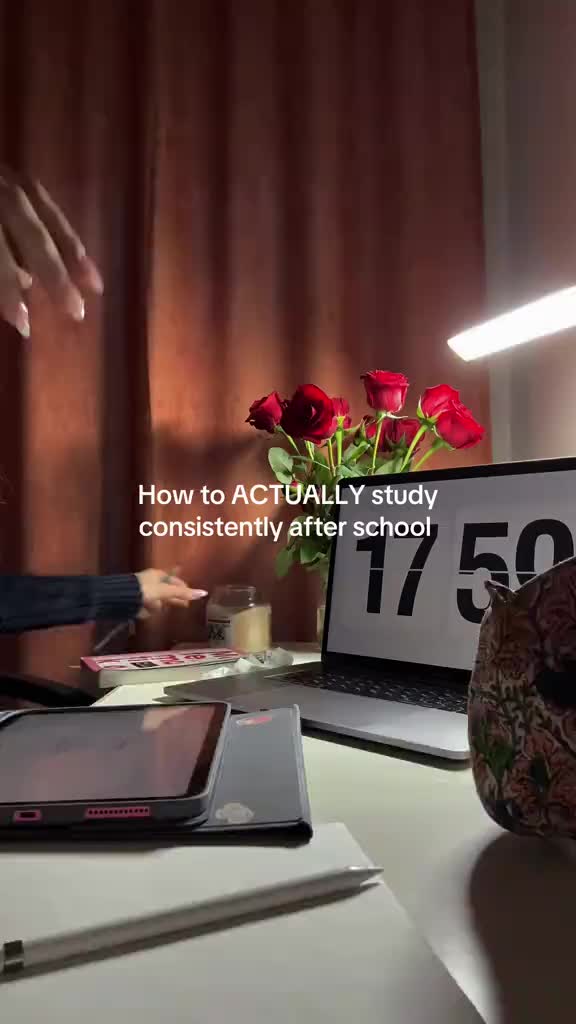 Try this if you struggle to start studying after school!! #studytok #academicvalidation #motivation #StudyTips #studywi