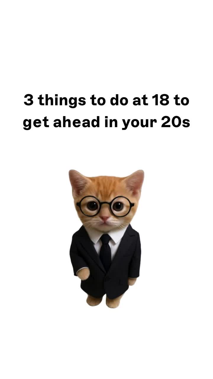 kitty explain 3 things to do at 18 to get ahead in your 20s