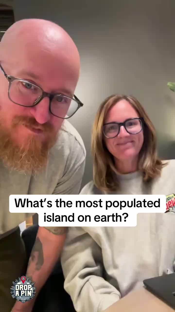 What’s the most populated island on earth? #trivia #geography #fyp #travel
