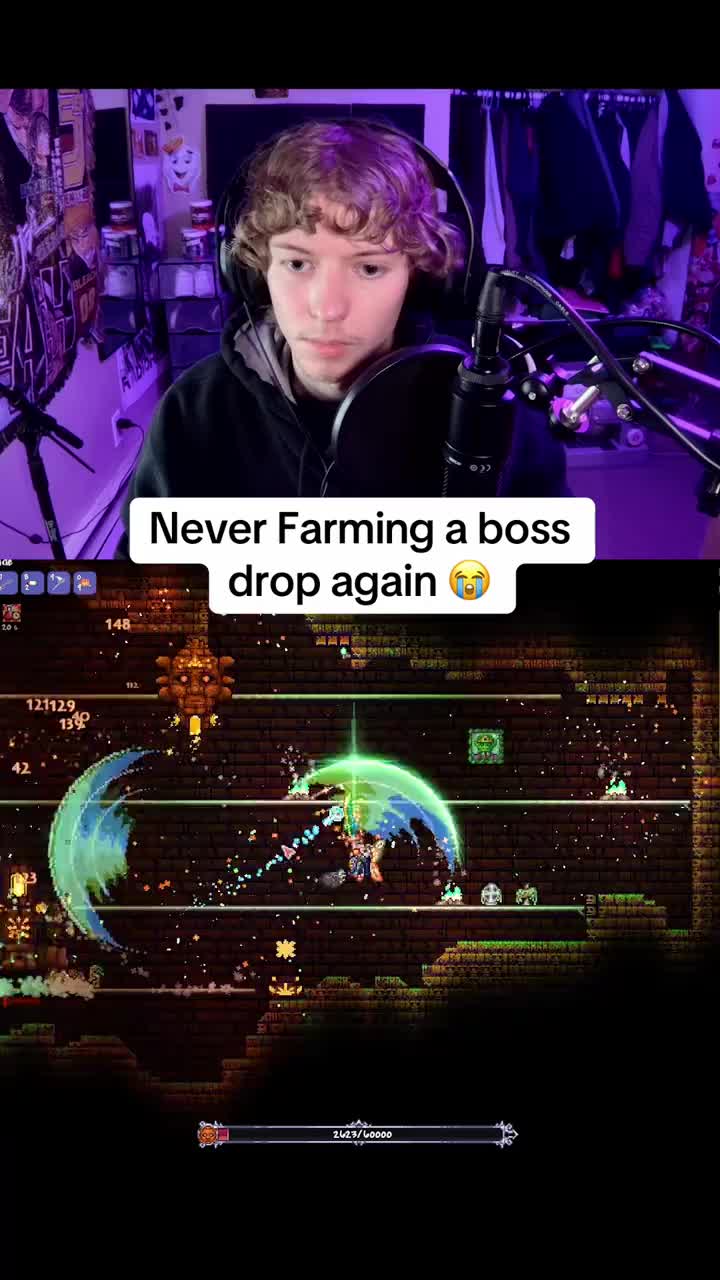 YT - WinterMg #steamgames #horrorgames #twitchclips #bossfight #terraria