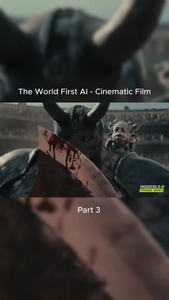 "First ever AI-generated film"- part 3#arenazero #higgsfieldoriginalseries #scifi #isekai #ai