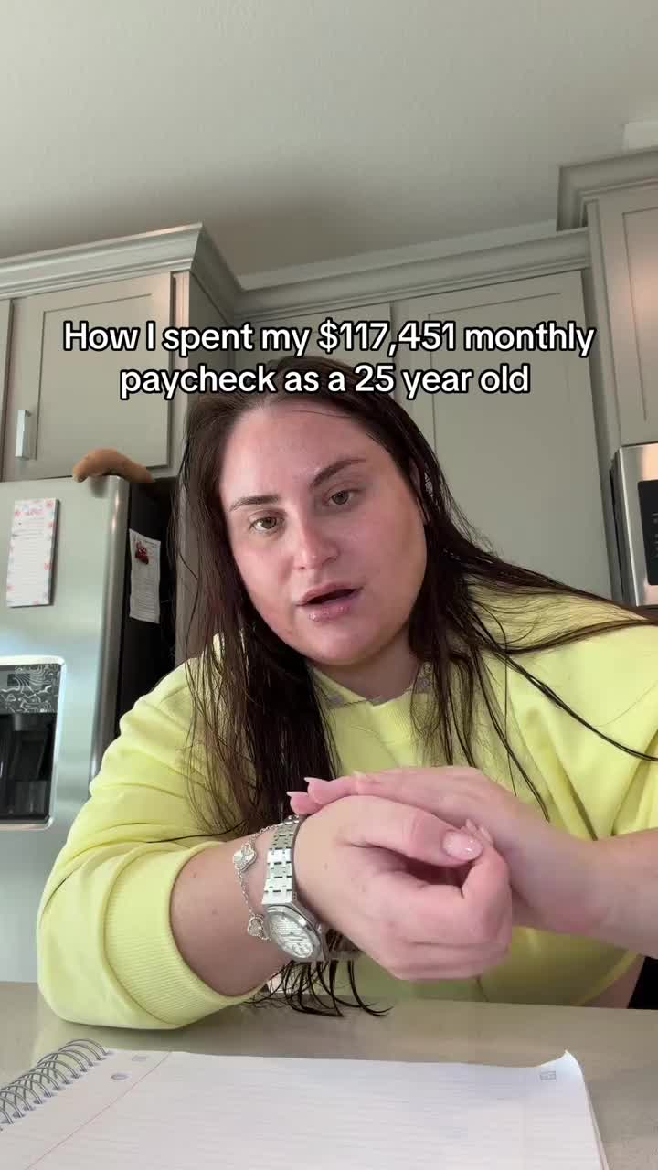 Spending my $117,451 paycheck as a 25 year old #finance #fyp #motivation #moneytok #financialfreedom