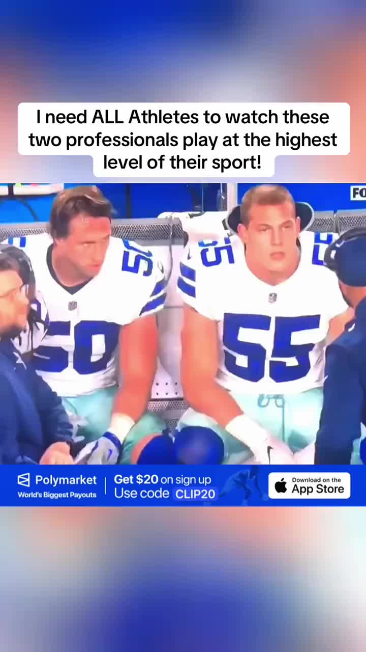 I need ALL Athletes to watch these two professionals play at the highest level of their sport!  Get $20 on Polymarket ap