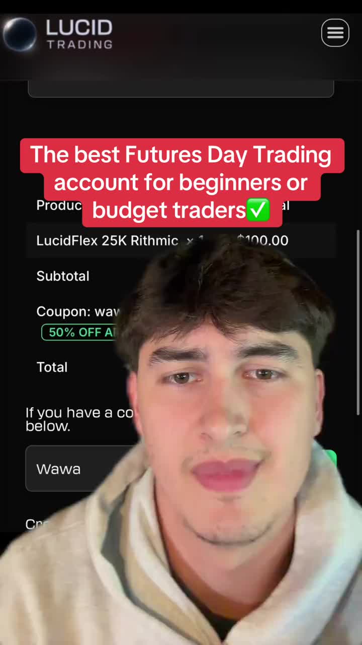 Code “Wawa” on Lucid Trading✅ #propfirm #trading #daytrading #futurestrading #tradingtips