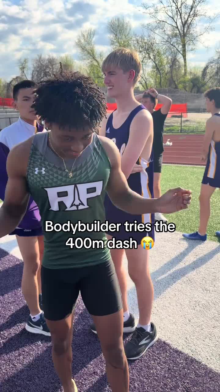 Looks like I’m done with cardio for the year ✌🏽#bodybuilding #trackandfield #fyp #gym #viralvideo