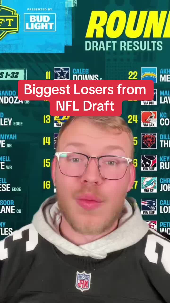 Biggest Losers from Round 1 of the NFL Draft #nfldraft