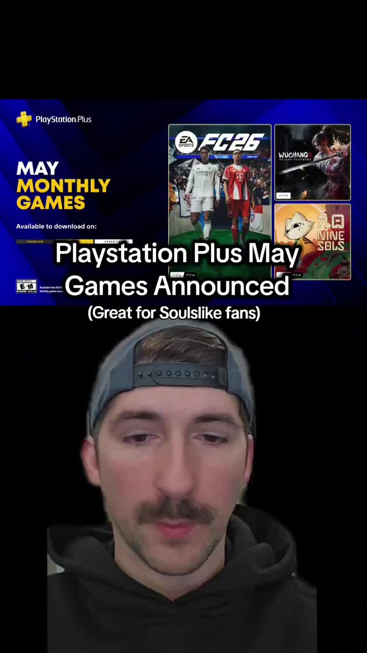 Playstation Plus May Games Announced #gaming #playstation #psplus #ps5 #soulslike