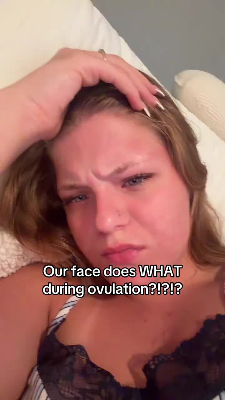 anybody else know this?? #periodcycle #ovulation #face #womenshealth #period