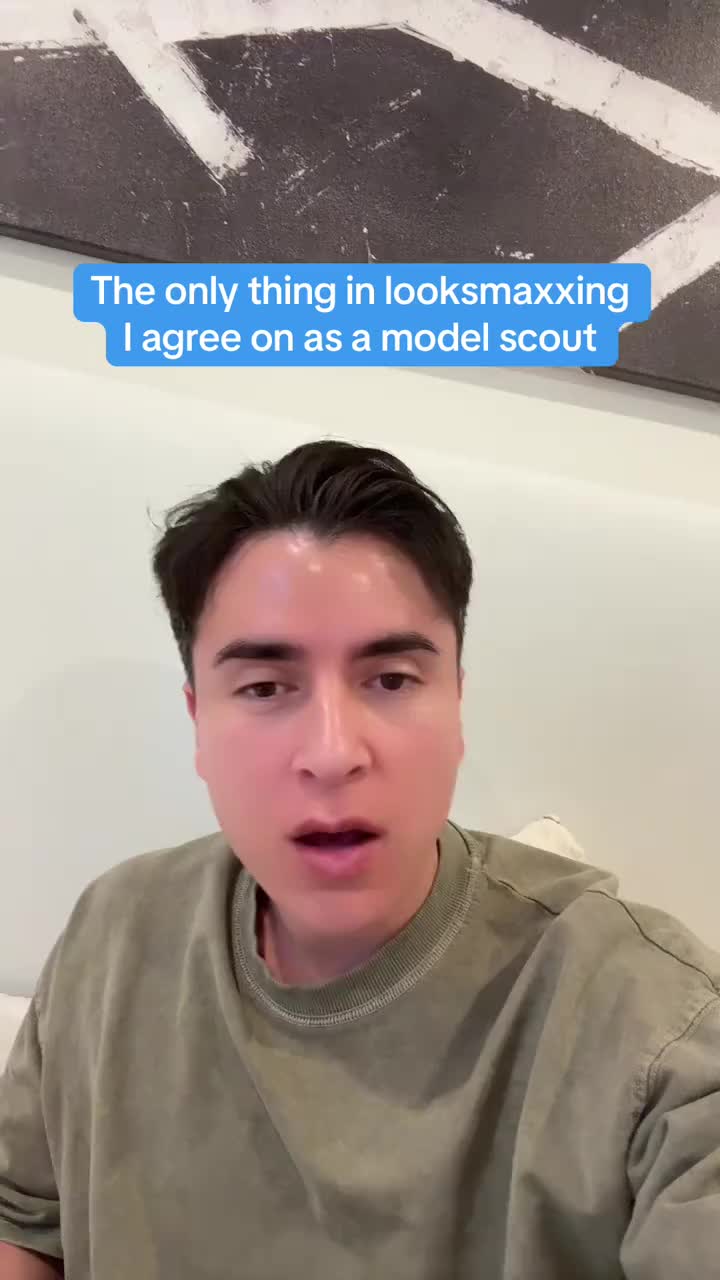 The only thing in looksmaxxing I agree on as a model scout #modelscout #modeling #models
