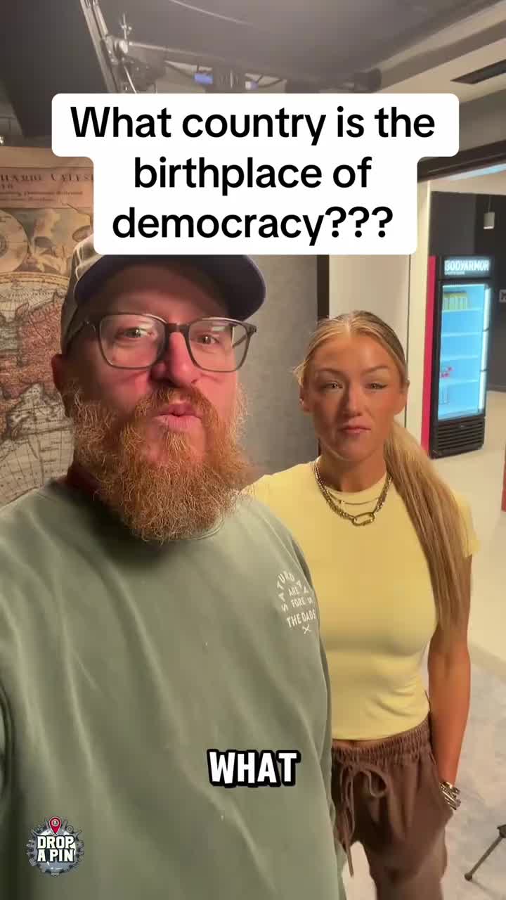 What country is the birthplace of democracy??? #fyp #geography #trivia #barstoolsports