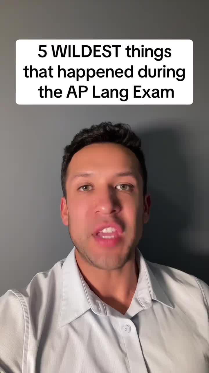 5 wildest things that happened during AP Lang Exam 2026 . . . #aplang #apexam #apexams #highschool #fyp