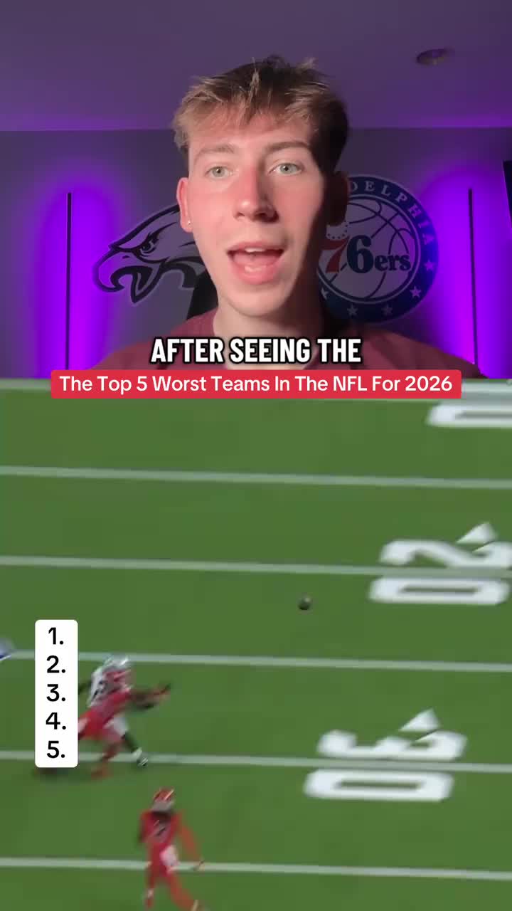 The Top 5 Worst Teams In The NFL For 2026 #nfl #nflschedule #commanders #jets #thefootballfreak