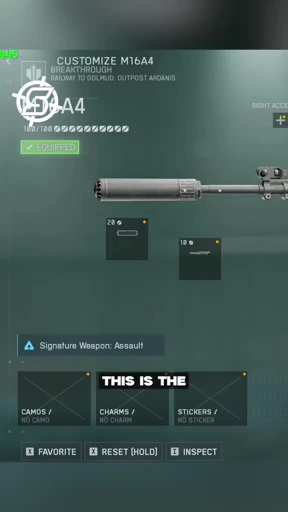 The BEST M16A4 build BY A MILE 🫡. Trust me. #gaming #gamingclips #battlefield #pcgamer