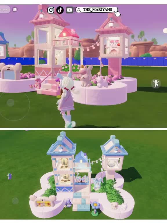 Cozy Bone Pet House Tutorial | Modular Streets Build 🦴🏡 | Heartopia Built my pets a cozy little bone-shaped pet house