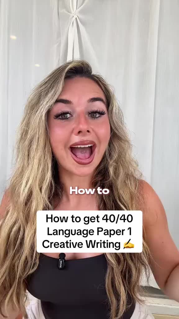 Creative writing tips and hacks before tomorrow 🤩 #gcse #creativewriting
