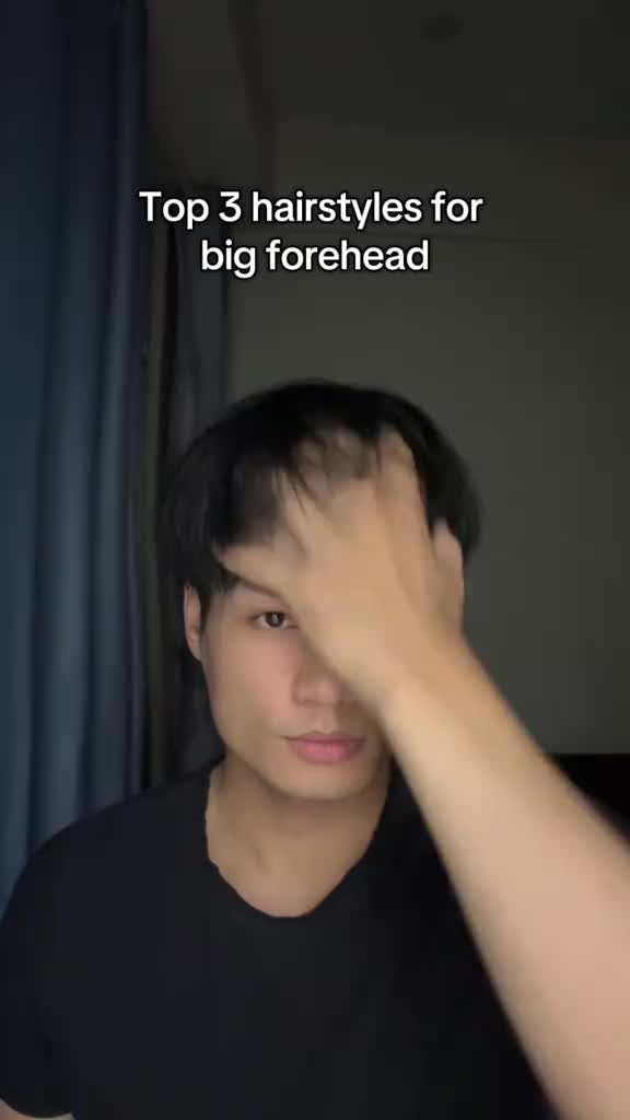 Top 3 hairstyles for big forehead . #hairstyle #haircut #hair #forehead #bald @BASED