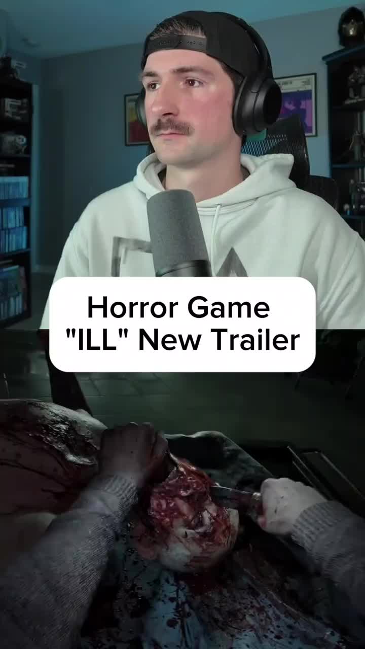 Ill Trailer Reaction #gaming #horror #horrorgame #playstation #ps5