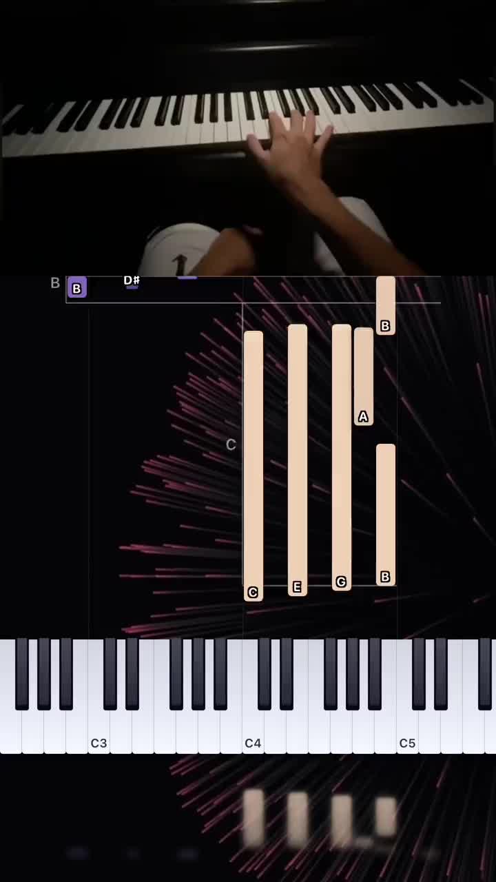 Sweetly - Lord Kael piano tutorial #pianoapp #pianotutorial #learnpiano #pianotok #piano