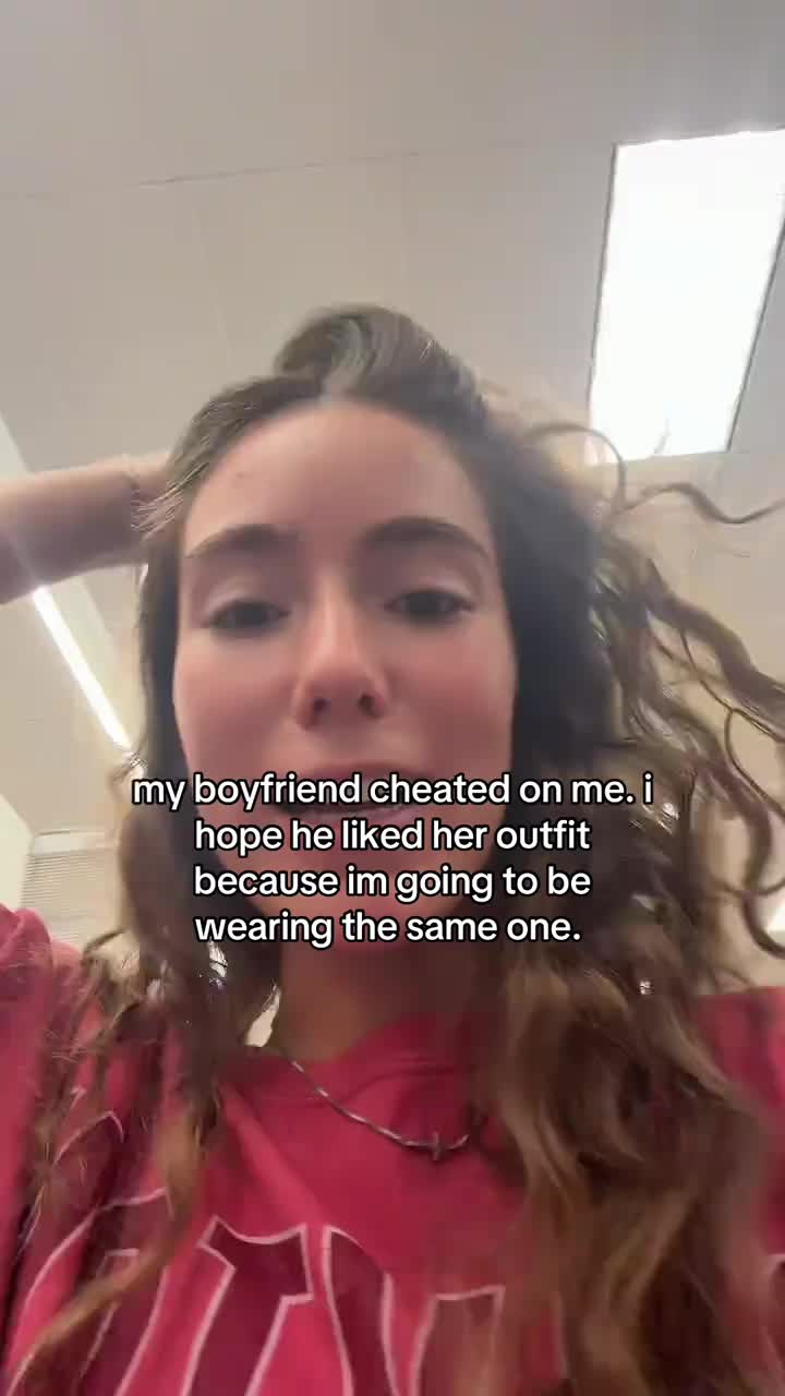 at least she had style. #cheating #caught #boyfriend