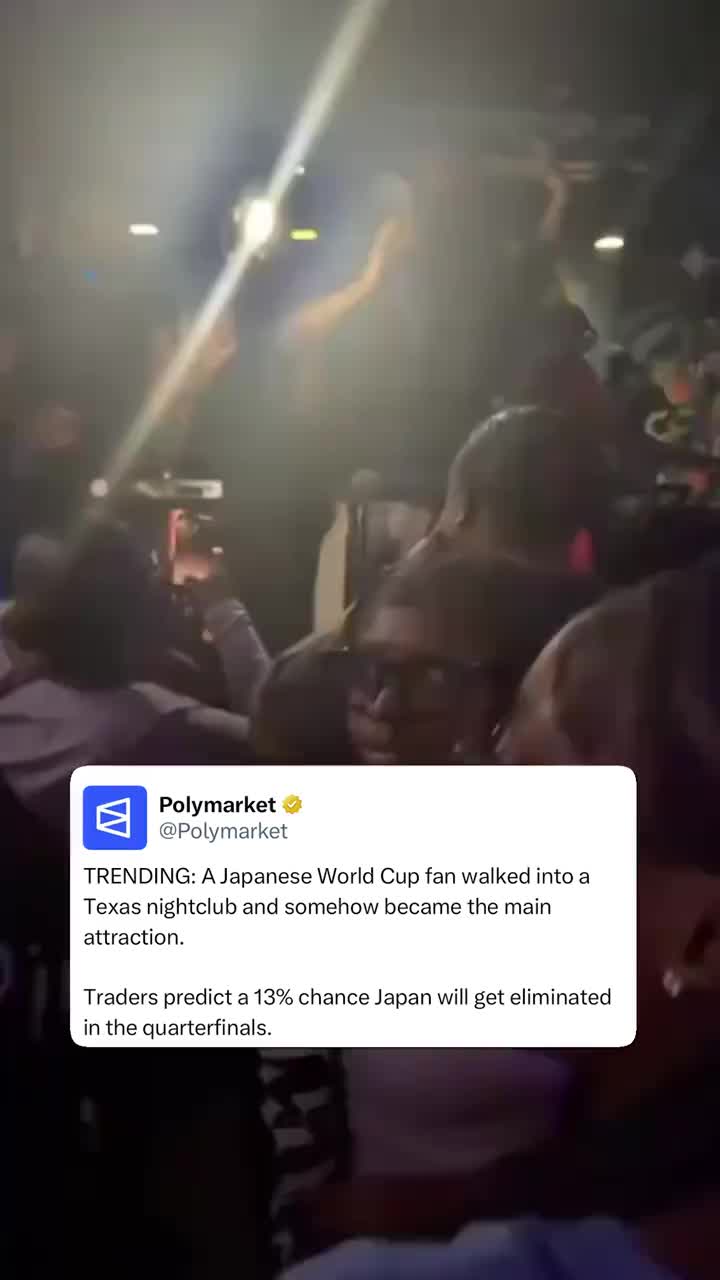 A Japanese soccer fan in Texas for the World Cup turned a night out into a viral fan moment after walking into a local n