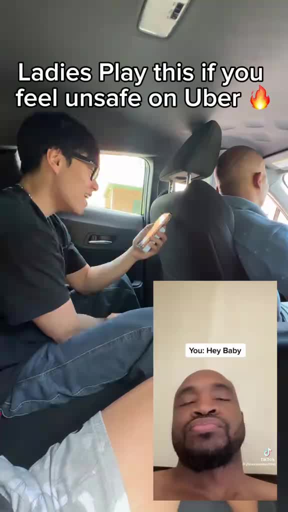 Queens I tried this for you it’s really working 🥰 #prank #uber #safety #funny
