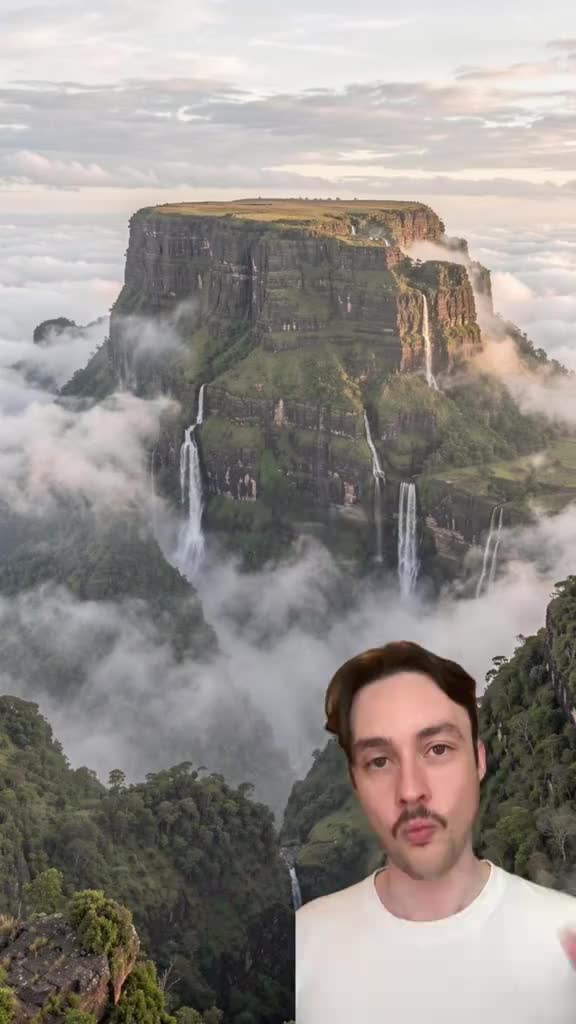This mountain was so cut off from the world that people thought dinosaurs might still be living on top of it 🦕 One of t