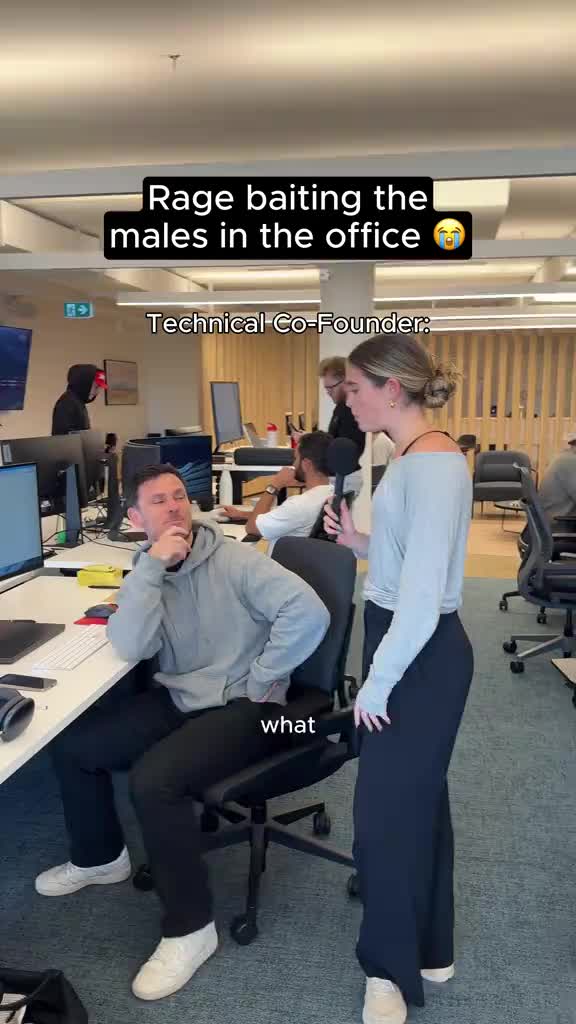 Rage baiting the office 😭