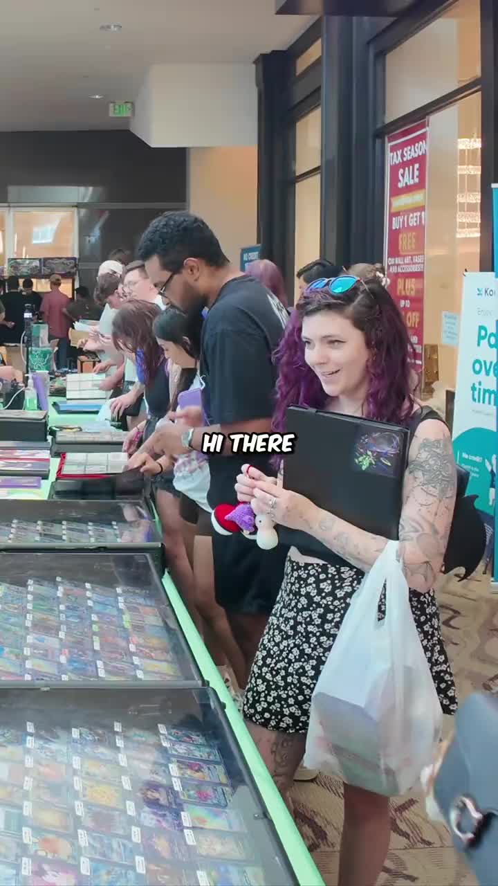 We made a HUGE trade 😳 #fyp #pokemon #vendor #creatorsearchinsights #vendingpokemoncards