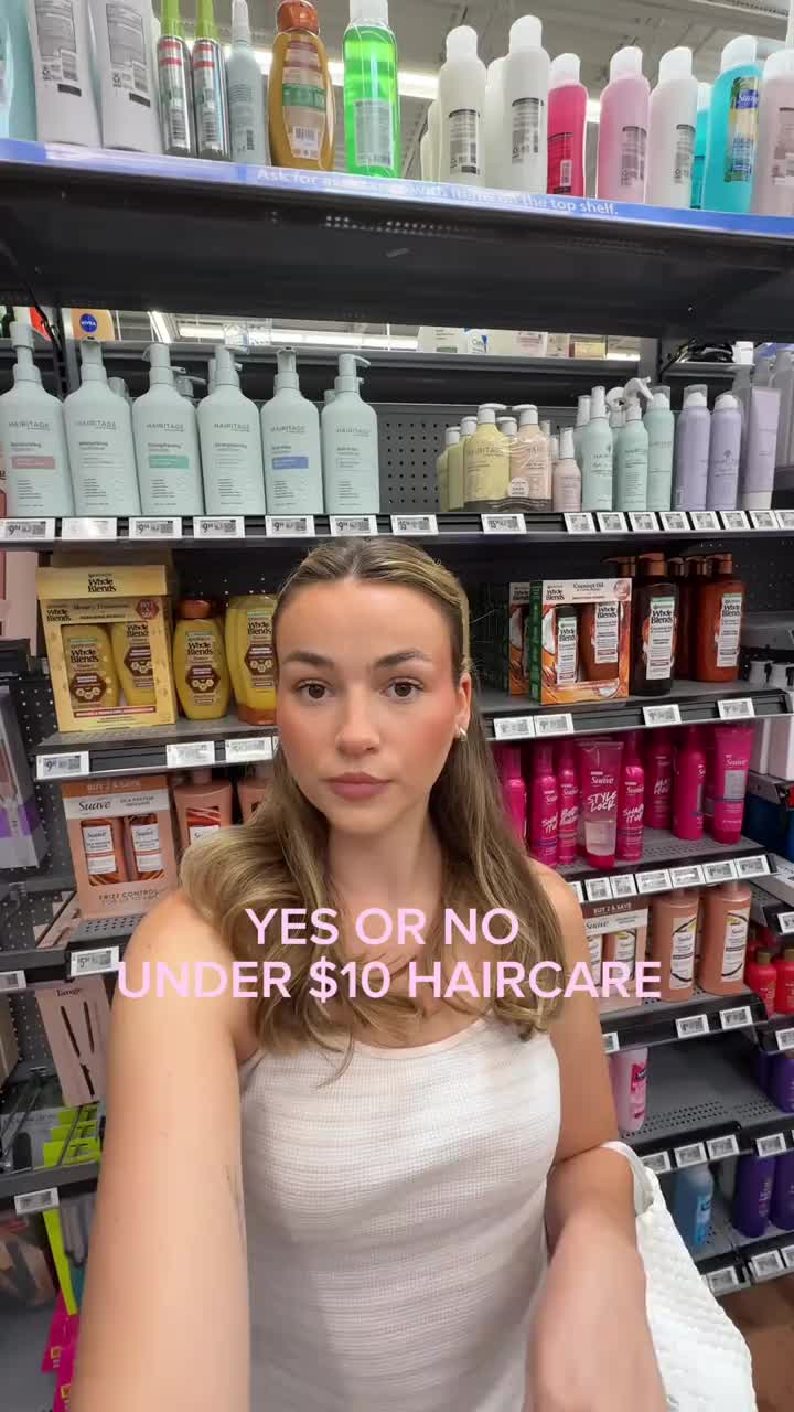 My fave under $10 haircare from Walmart! Lmk what else I should tryyy @Raw Sugar @GARNIER @Suave.US @Dove Beauty & Perso
