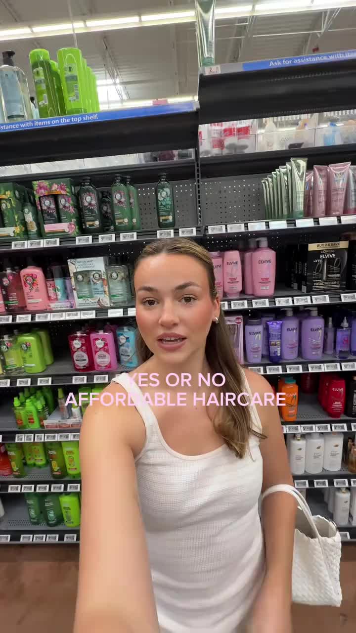 Yes or no with Walmart haircare 🫶 clearly I love affordable haircare here! @loréal paris usa @Hairitage @Dove Beauty &