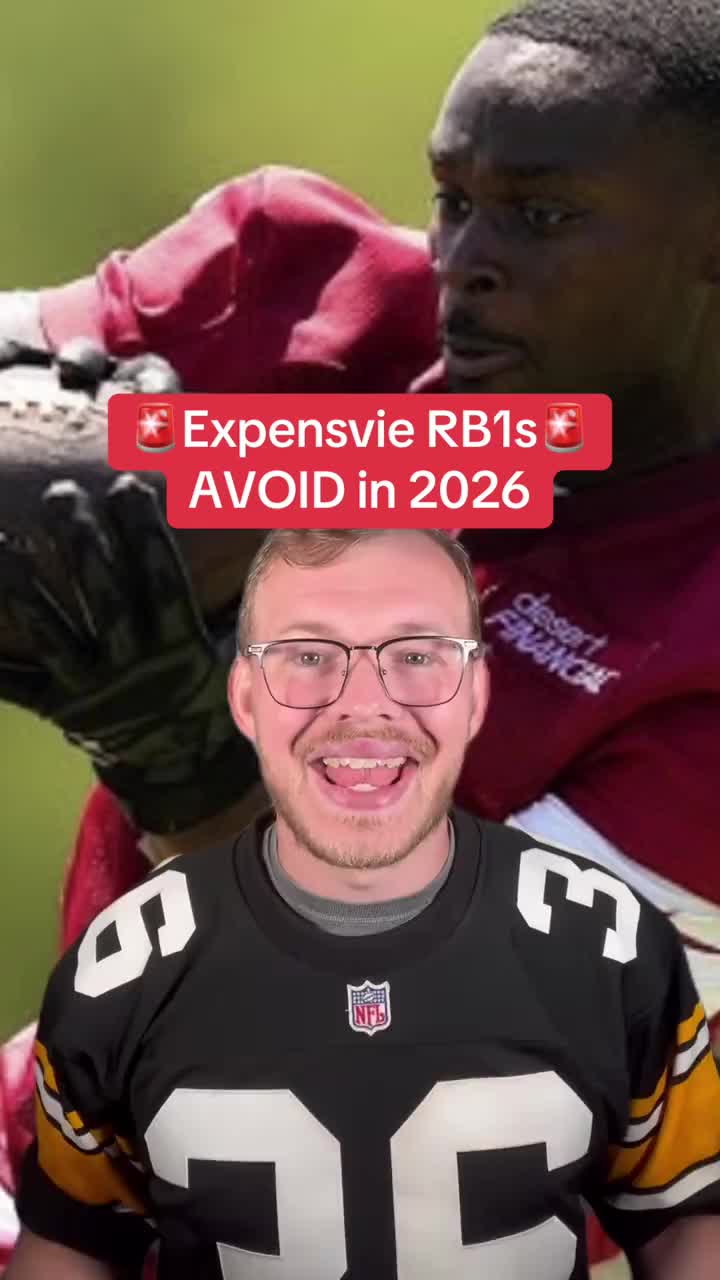 Avoid these EXPENSIVE RB1s who have too much competition #sportstiktokcontest #fantasyfootballtips #fantasyfootball