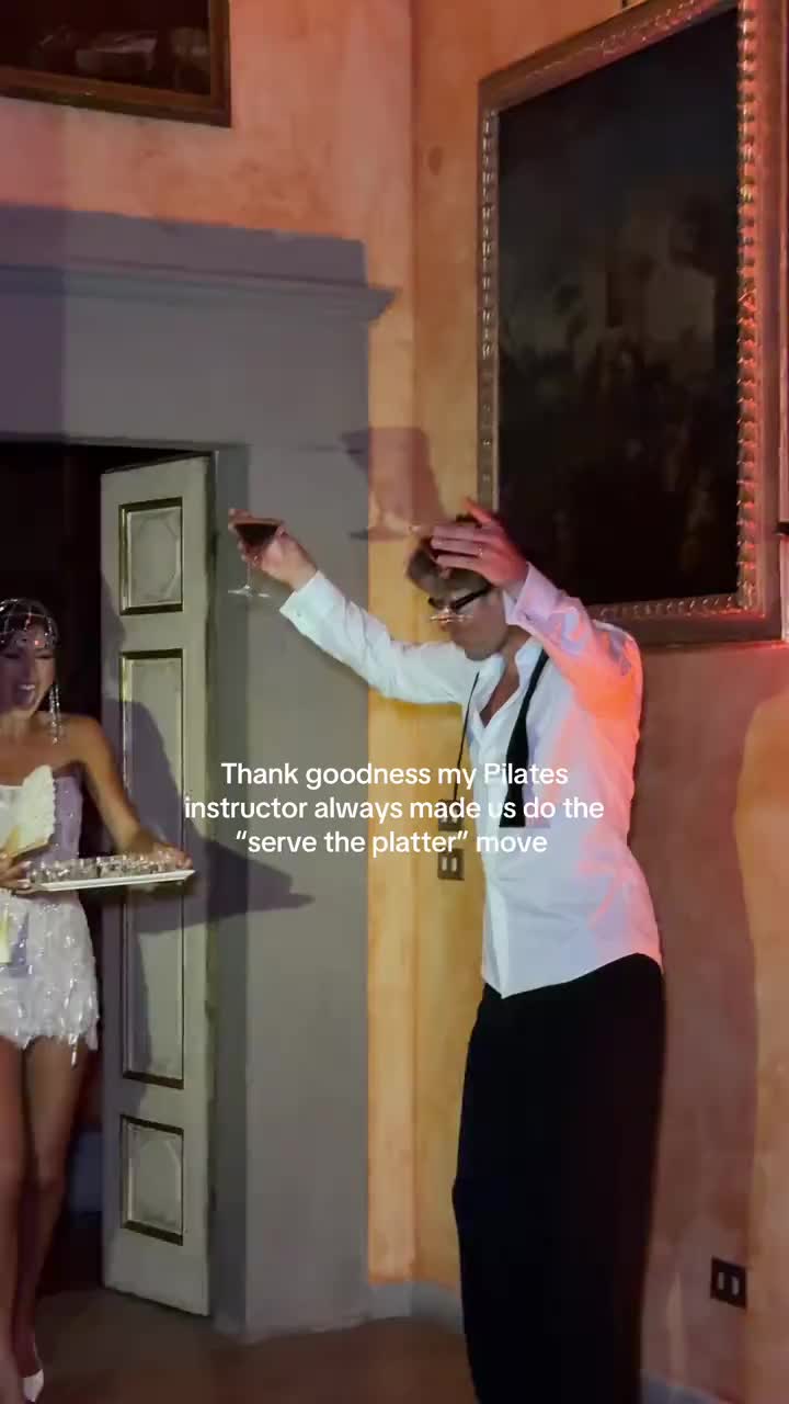 Shoutout @sltnyc my arms have never looked so good serving a tray of tequila shots @Cooks Bridal Wedding Content