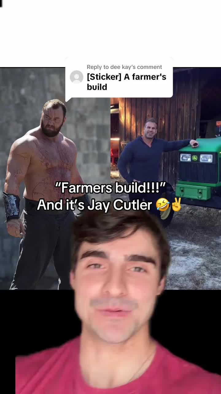 Replying to @dee kay You guys want the farmers build right!! 💀💀 - - - #farmer #bodybuilding #femalegaze #gym #gymhumor