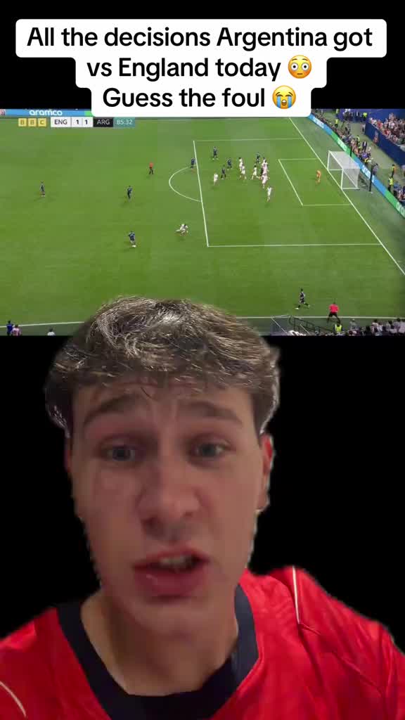All the decisions Argentina got vs England today 😳 Guess the foul 😭 #argentina #england #worldcup
