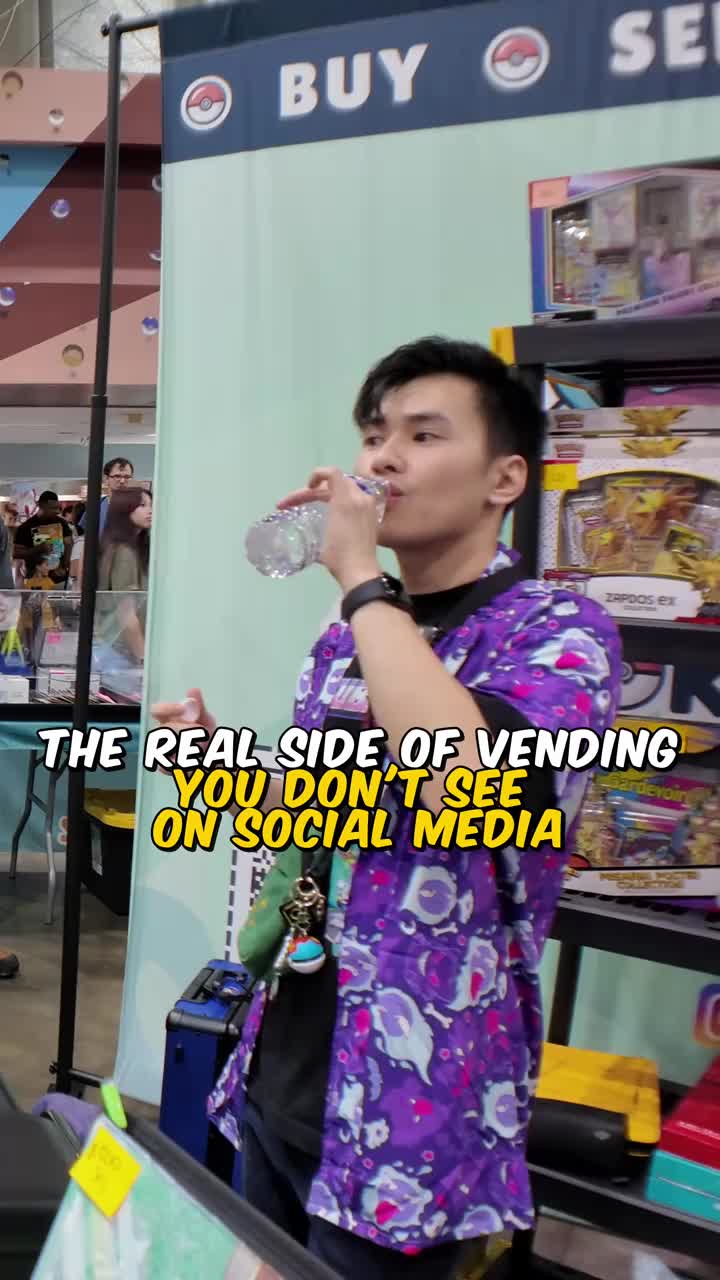 Follow to join our vending journey ❤️ #fyp #pokemon #vendorpov #creatorsearchinsights #vendingpokemoncards