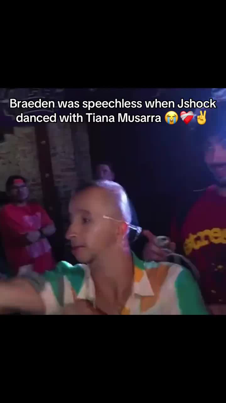 Braeden saw Tiana Musarra dancing with JShock 😭 #braeden #tianamusarra #jshock #streameruniversity #fypシ゚viral