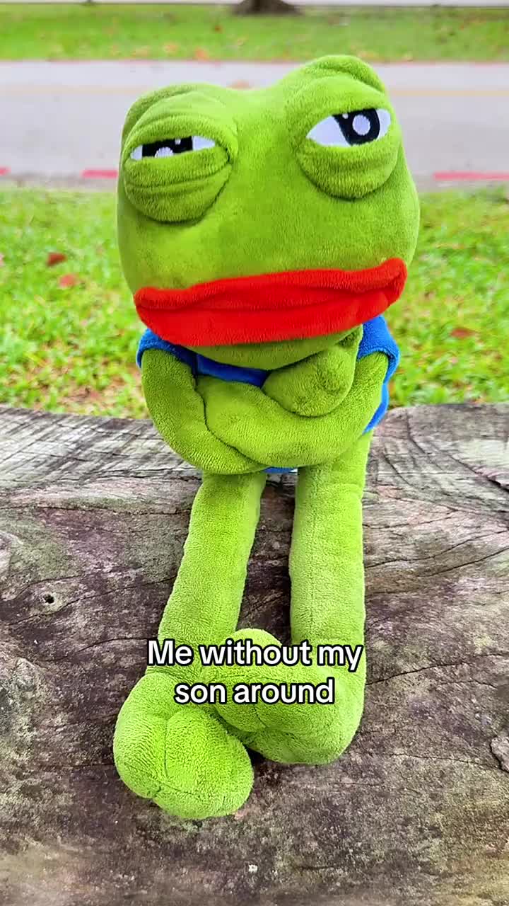 Let them know….  adopt our beloved Pepe in from the Link in bio/profile 🐸❤️ #fyp #foryoupage #Love #son #father