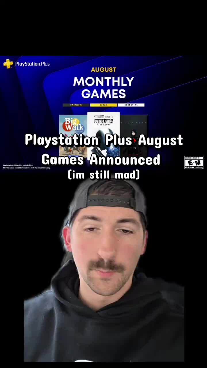 Playstation Plus August Games Announced (im still mad) #gaming #playstation #psplus #playstation5 #dyinglight2