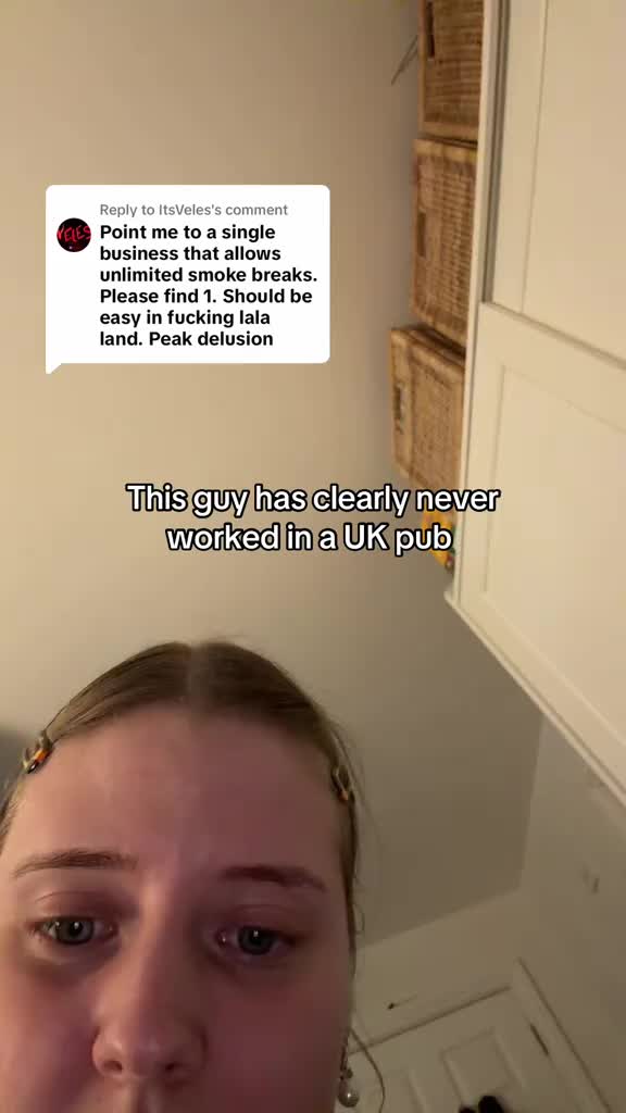 Replying to @ItsVeles uncultured #smokebreak #UK #work #pub