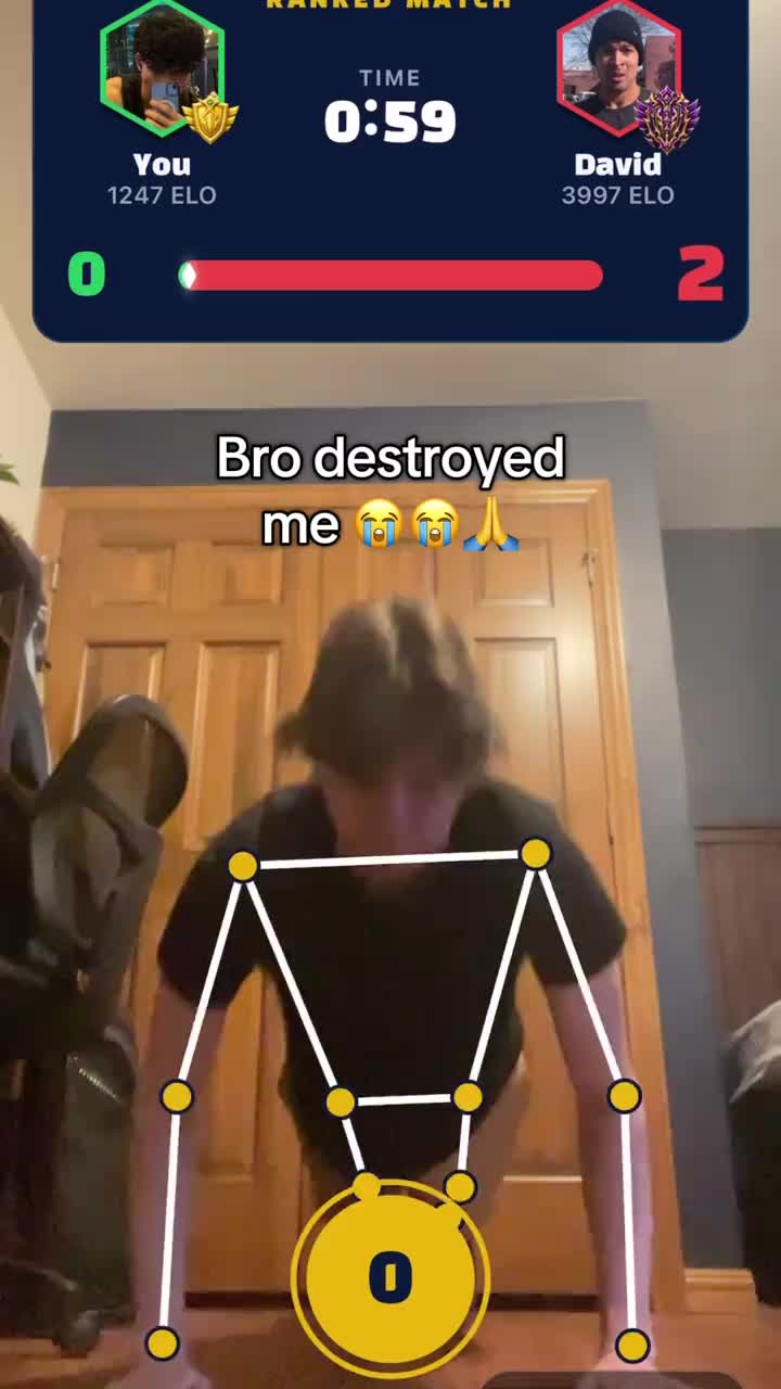 He might have the high score of the game now 😭