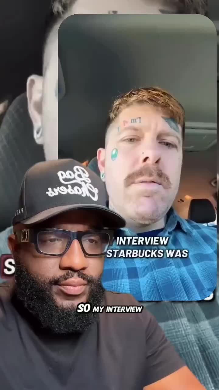 “Starbucks wouldn’t interview me over my face tattoos…” man has trouble finding work over his look #layoffs #starbucks #