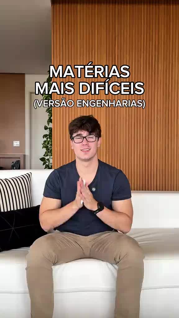 Matérias mais difíceis #engenharia